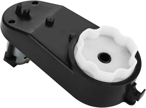 Vista 4 de Caja de cambios 12V390 20000RPM con motor de CC, motor RS390 de 12 V con caja de engranajes para niños, accesorios de paseo eléctrico para niños