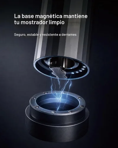 Vista 4 de Molinillo de pimienta manual – Hotqilin Molinillo de pimienta ajustable con más de 60 configuraciones de grosor, diseño completamente metálico, alta