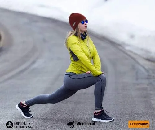 Vista 2 de EMPIRELION Gorro de invierno Softshell con forro polar para correr, 9 pulgadas, gorra táctica térmica, para hombre y mujer