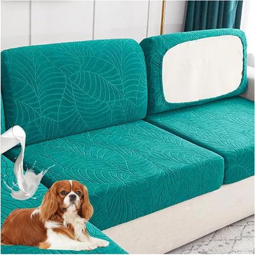 Vista 9 de Fundas de cojín para asiento de sofá, impermeables, de alta elasticidad, universal, elástica, fundas de cojín de repuesto para cojines individuales