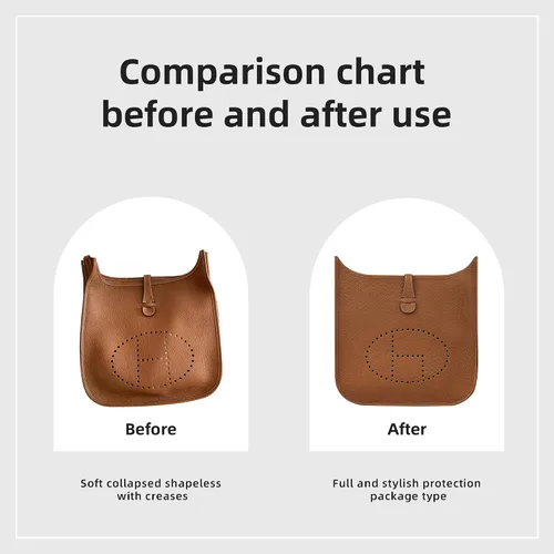 Vista 4 de DGAZ Organizador de bolso sedoso que se adapta a bolsas Evelyne TPMPMGMTGM, organizador de bolsos y bolsas de lujo, organizador de bolsas Simplicity