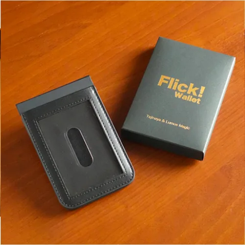 Vista 2 de blue-ther Flick Wallet 2.0 Accesorio Trucos de magia Trucos Mago Primer plano Calle Ilusiones Accesorios Comedia Mentalismo