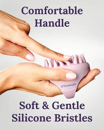 Vista 6 de Keranique Estimulador manual del crecimiento del cabello del masajeador de la terapia del cuero cabelludo para el cabello seco o mojado