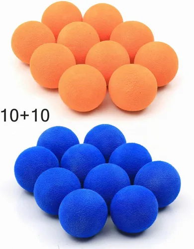 Vista 3 de Kiddie Play Pistola de espuma de juguete y pistolas atómicas para niños con bolas de espuma (paquete de 2 pistolas)