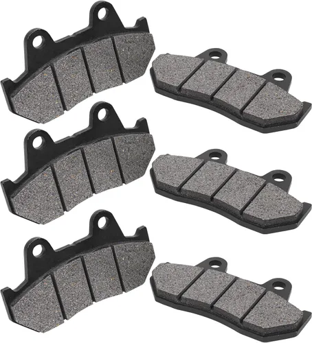 Vista 2 de AHL Juego de pastillas de freno semimetálicas delanteras y traseras para Honda GL1100A GL1100 A GL 1100A 1100 A Goldwing Aspencade 1982-1983