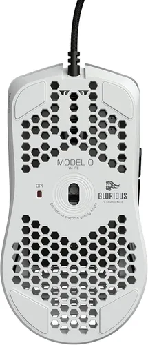 Vista 6 de Glorious Mouse para juegos - Modelo O blanco mate 236oz Superlight Honeycomb USB Gaming Mouse