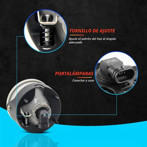 Vista 5 de Luces antiniebla para Ford Expedition 2007 2008 2009 2010 2012 2013 2014 Kit de repuesto para Ford Ranger 2008 2009 2010 2011 con cableado e
