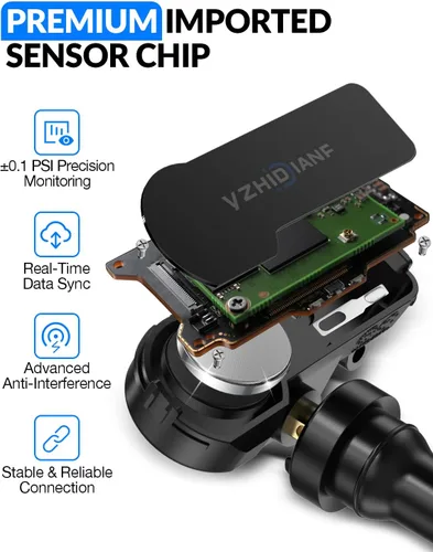 Vista 4 de F2GZ1A189A Sensor de presión de neumáticos preprogramado para: Ford F150 Explorer Fusion Edge Ranger Transit Connect EcoSport Maverick Flex