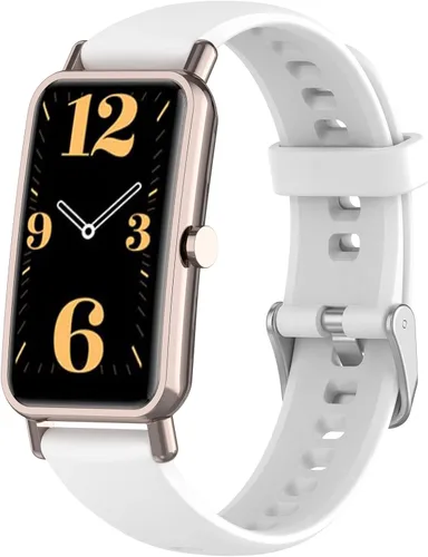 Vista 12 de Senter Banda de liberación rápida de silicona suave de 0.630 in para Huawei Watch Fit Mini Smart Watch