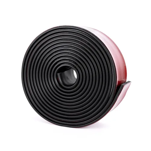 Vista 24 de Tiras de goma de neopreno con parte trasera adhesiva, junta autoadhesiva para acolchado de alfombrilla, 1 pulgada de ancho x 1/5 pulgadas de grosor