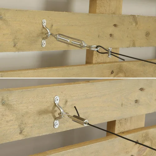 Vista 5 de Ganchos de techo de acero inoxidable 304 resistentes con almohadilla de metal para ojos, correa de ojo a presión, ganchos de anclaje de techo