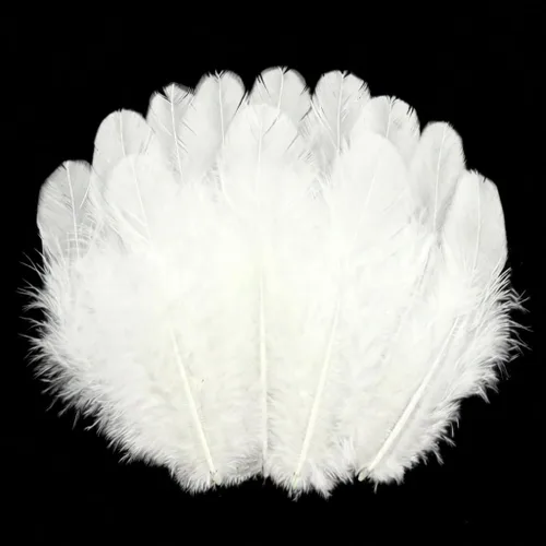 Vista 14 de 1600 plumas de gallo azules artesanales de 3 a 5 pulgadas a granel para manualidades de jardín de infantes, bodas, decoraciones de fiesta familiar