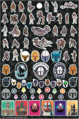 Vista 5 de Baby Yoda Star Wars The Mandalorian - Más de 300 calcomanías