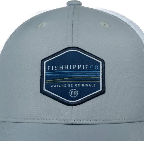 Vista 5 de Fish Hippie Gulfstream Trucker Hat Malla trasera Cierre ajustable Snapback