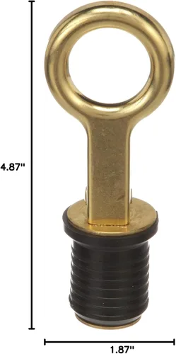 Vista 8 de Attwood 7524A7 Snap-Handle Drain Plug