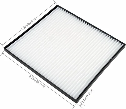 Vista 3 de 2 filtros de aire de cabina compatibles con Kenworth 660 T680 T800 T880 Peterbilt 387 567 579 Reemplazar PA30269 F37-1018 S28571 S-9034 Filtro