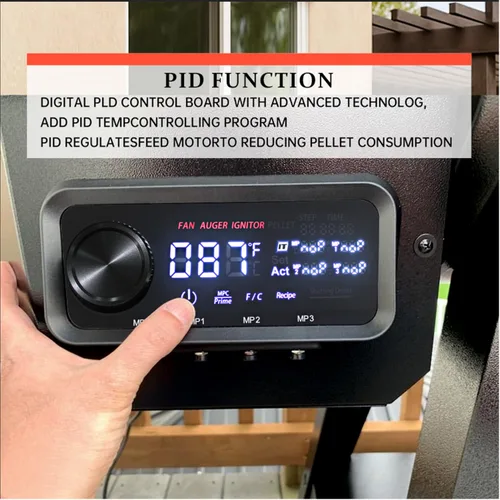 Vista 4 de Placa de control de termostato Pit Boss PID de repuesto 80145 compatible con parrillas de pellets de madera Pit Boss Pro Series II 1150, con función