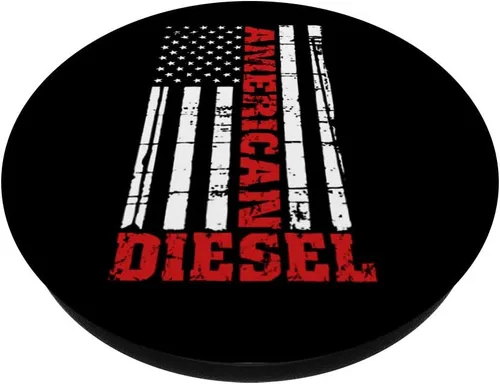 Vista 3 de Diesel Truck americano popsocket agarre y soporte para teléfonos y tabletas, Negro