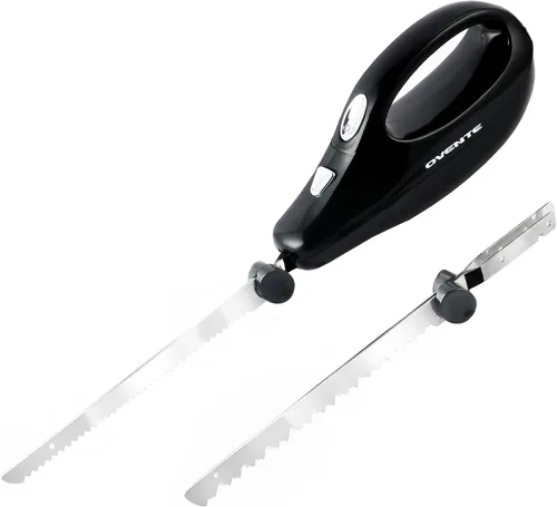 Vista 12 de OVENTE Cuchillo eléctrico con 2 cuchillas dentadas de acero inoxidable EK0813B