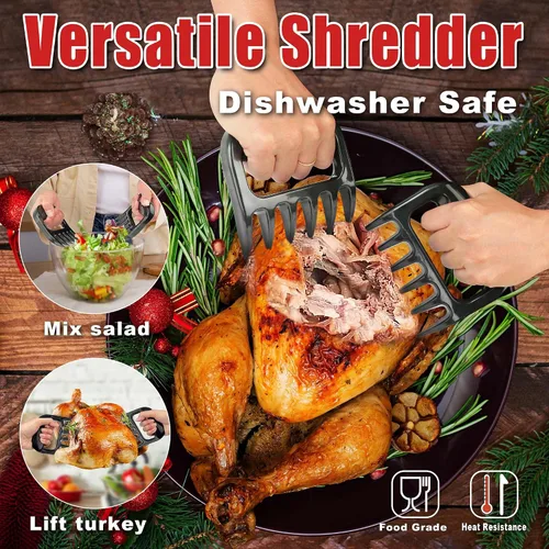 Vista 5 de Kit profesional de jeringa para inyector de carne de pavo, para cocinar pavo de Acción de Gracias y Navidad, adobos inyectores para carnes, juego