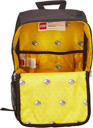 Vista 8 de LEGO Mochila de ladrillo Lego - equipaje de mano morado, Negro -, Mochila