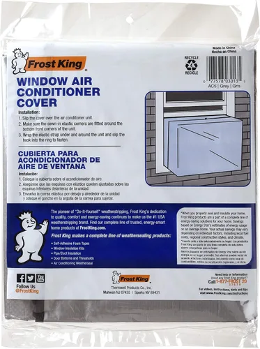 Vista 3 de THERMWELL PRODUCTS AC5H Cubierta estándar para aire acondicionado, 20 x 28 x 30 pulgadas Gris Grises