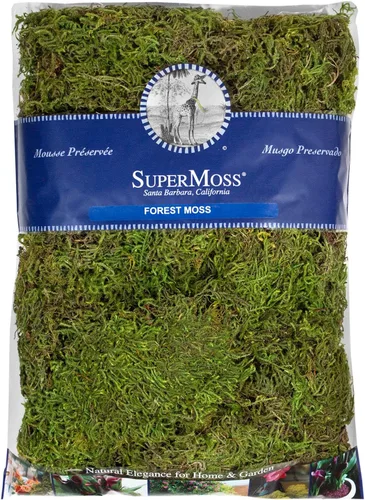 Vista 12 de SuperMoss (25320) Musgo de bosque preservado, fresco y verde, 2 oz