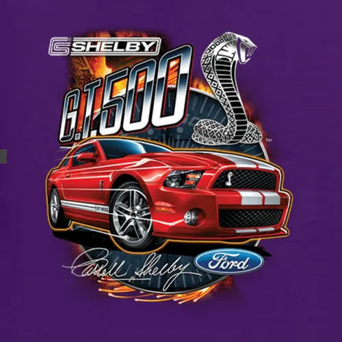 Vista 41 de Wild Bobby Shelby GT500 Cobra - Sudadera con capucha con diseño oficial de Ford Motors Cars and Trucks