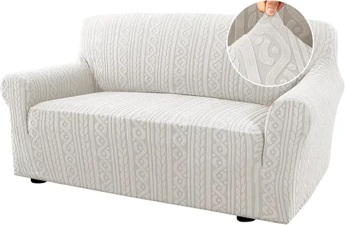 Vista 23 de H.VERSAILTEX - Fundas de silla de 1 pieza, fundas elásticas para sofá lavables, antideslizantes, suaves, para mascotas, fundas para sofá de mejora