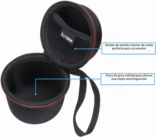 Vista 3 de LTGEM - Funda para altavoz impermeable Ultimate Ears WONDERBOOM 4, color Negro