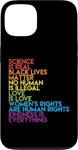 Vista 7 de Science is Real Black Lives Matter Rainbow LGBT Pride Gift Case for iPhone 17