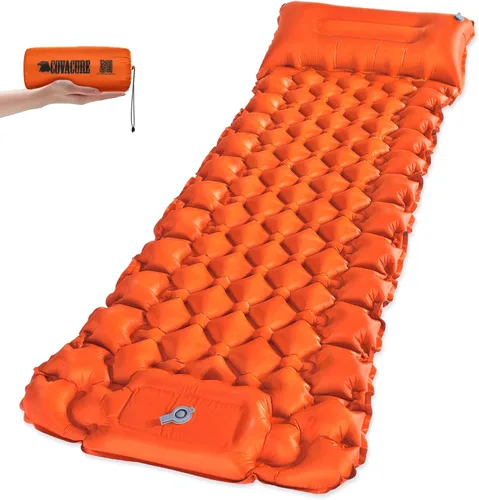 Vista 9 de Covacure - Colchoneta para dormir, colchón inflable de 3.9 pulgadas de grosor con almohada y bomba