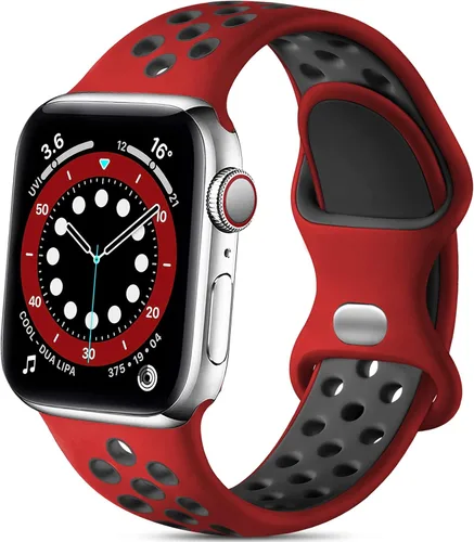Vista 33 de Lerobo - Bandas deportivas compatibles con Apple Watch Band de 40 mm, 41 mm, 38 mm y 42 mm para Series 11, 10 para mujeres y hombres, suaves bandas