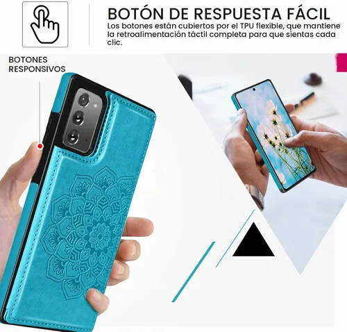 Vista 6 de BENTOBEN Funda tipo cartera para Samsung Galaxy Note 20 5G, piel sintética, resistente, resistente, a prueba de golpes, con ranuras para tarjetas