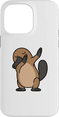 Vista 21 de iPhone 16 Dabbing Platypus Dab Dance Pose Animal Case