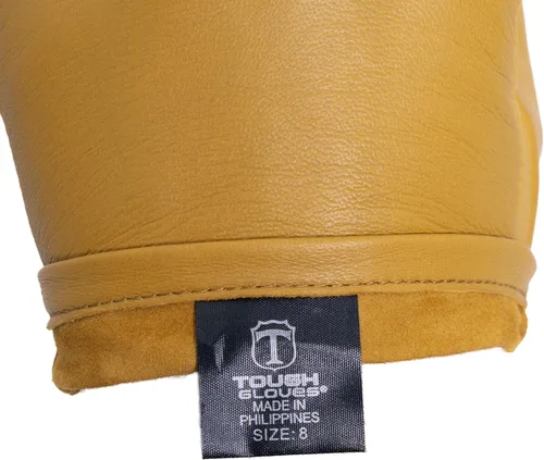 Vista 8 de Guantes Patrol-X para hombre (100% cuero Cabretta) para conducción táctica de policía, tiros y conducción en motocicleta (finos y sin forro)