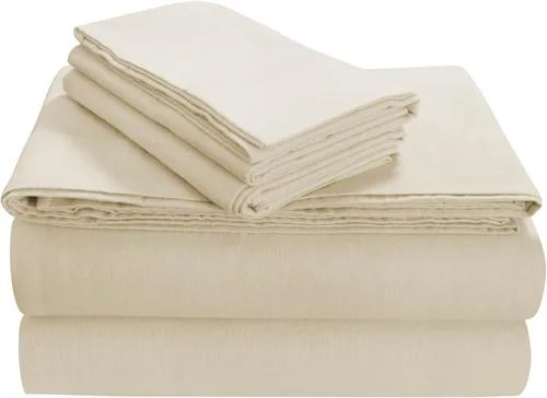 Vista 23 de Tribeca Living FL170EDPCSTCAS Fundas de almohada suaves de franela de algodón de 170-GSM, Cashmere, Estándar