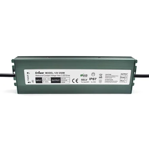Vista 2 de conductor de 12V 250W LED, transformador impermeable de la fuente de 1 paquete de 12 V 250 W