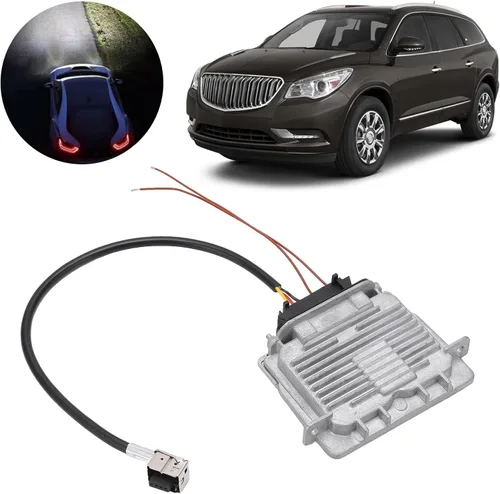 Vista 4 de ARAMOX Módulo de control de faros delanteros de xenón, conector de balasto de faros delanteros 89089352 de repuesto para Grand Cherokee 2014‑2020