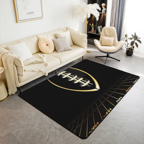 Vista 9 de jejeloiu Lacrosse - Alfombra decorativa de 3 x 5 pies para niños, diseño de bandera estadounidense, temática deportiva, para mujeres y hombres