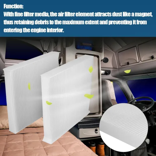 Vista 4 de Filtro de aire de cabina X1987001 para Kenworth T680 T700 T800 T880 Peterbilt 567 579 International Lonestar Cummins ISX ISX12 ISX15 X15 ISXG Paccar