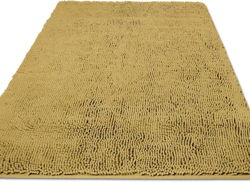 Vista 210 de Yeaban Alfombra de pasillo de baño de 24 x 72 pulgadas, antideslizante, alfombra de baño larga de felpilla gruesa, absorbente y lavable, alfombra