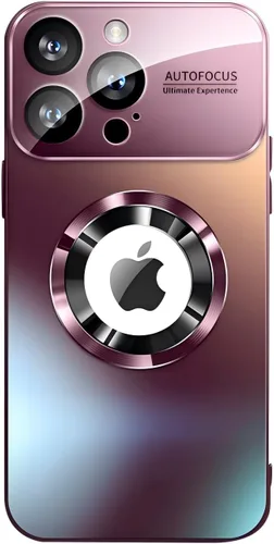 Vista 12 de Funda magnética para cámara de cristal para iPhone 11, color negro