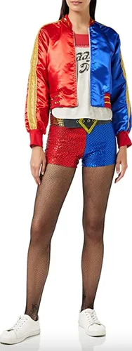 Vista 2 de Disfraz Harley Quinn de Suicide Squad para mujer, marca Rubie's