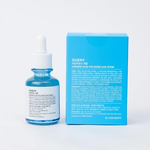 Vista 8 de GANGNAM glow Suero de ácido hialurónico - Cuidado de la piel coreano I Suero hidratante para la cara con ácido hialurónico y vitamina B5 y colágeno