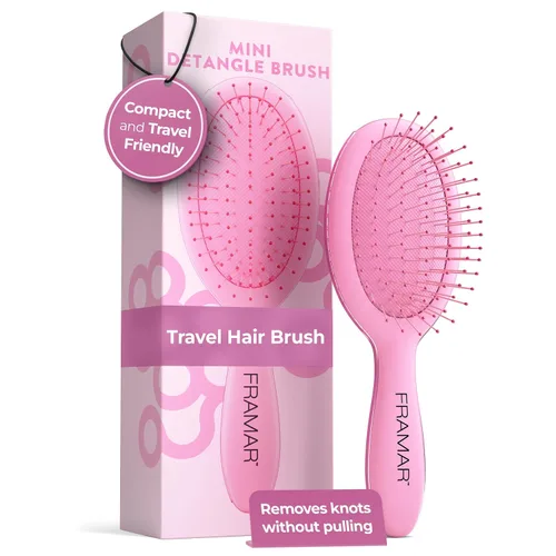 Vista 12 de Framar Cepillo desenredante para cabello rizado – Cepillos para el cabello para mujeres, desenredante húmedo, cepillo para cabello húmedo