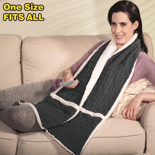 Vista 4 de Ontel Bufanda Huggle, gris, talla única