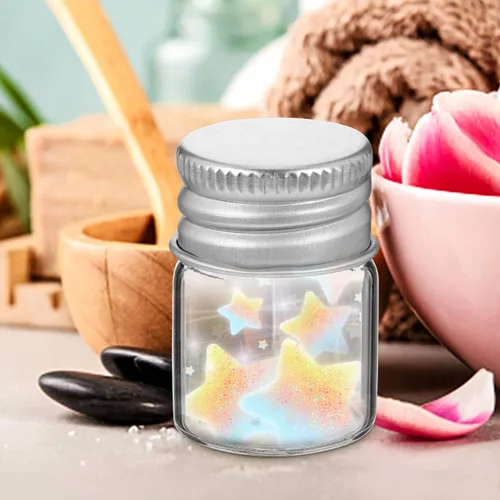 Vista 8 de BESPORTBLE 12 tarros pequeños de vidrio para conservas con tapas de rosca, tarros de muestra vacíos, pequeños frascos de vidrio para artes