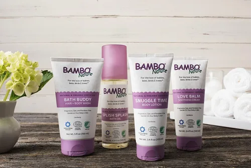Vista 4 de Bambo Nature Bath Buddy Gel de baño para el cabello y el cuerpo, tubo de 5 onzas líquidas, 1 unidad