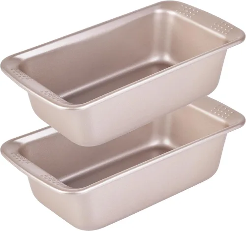 Vista 12 de 2 mini moldes para pan de plátano de 6 pulgadas, sartén antiadherente para hornear, juego de 2 utensilios para hornear de acero al carbono, mini